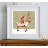 Gravure "Me & My Reindeer" (25x25cm)