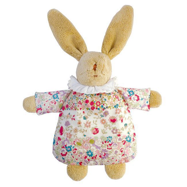 Jouets > Doudous et Peluches > Doudou Musical Lapin Liberty : Rose & Milk