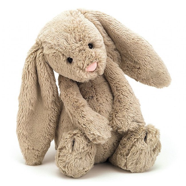 Peluche Lapin Jellycat Beige Bashful Bunny