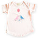 T-shirt Bébé Love Birds Doux Rose