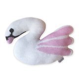 Coussin Cygne en Alpaga