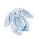 Peluche Lapin Hochet Bleu (18 cm)