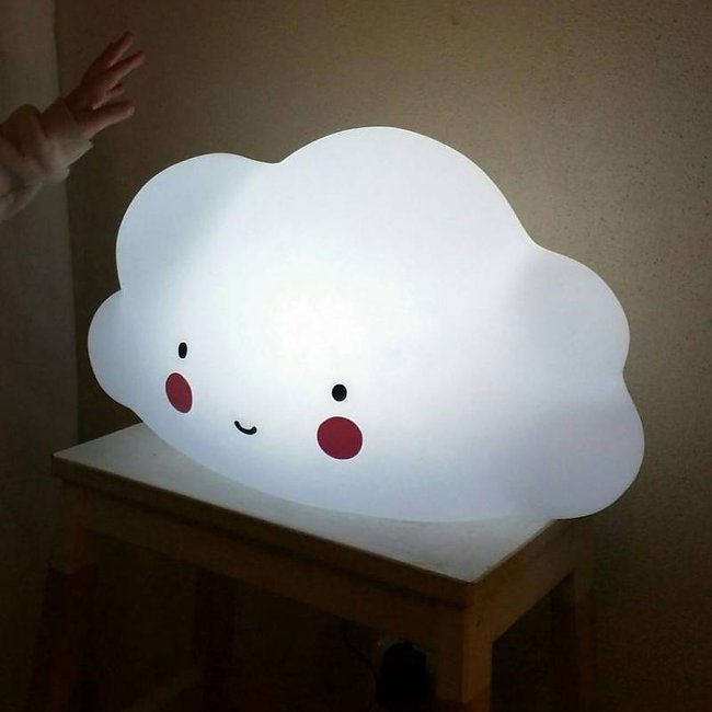 Lampe Nuage Blanc A Little Lovely Company Grand Modèle