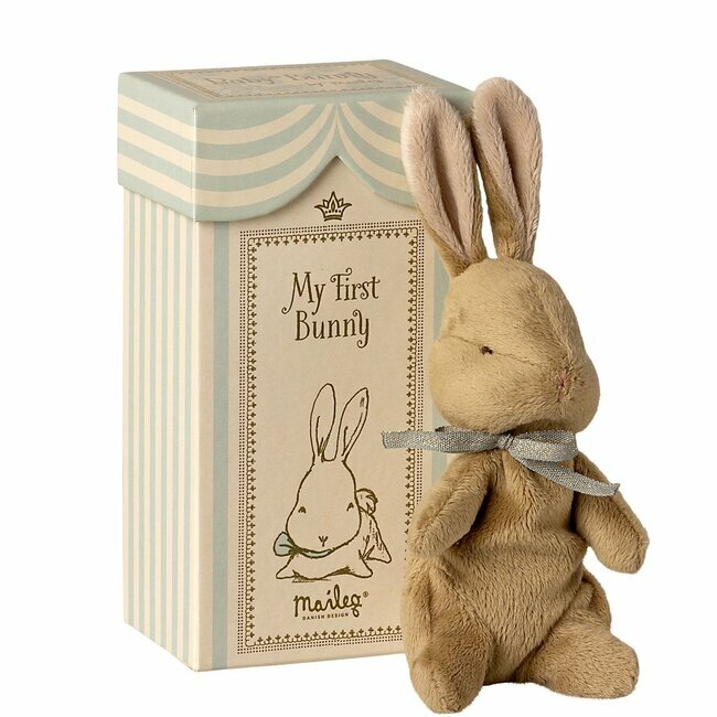 Peluche My First Bunny Lapin dans sa Boite Cadeau Bleu