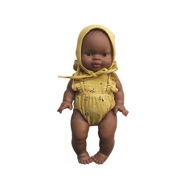 Poupée Noire Bébé Fille Poupée Poupée Africaine Pour Enfants Mode Joue –  look'afrik paris