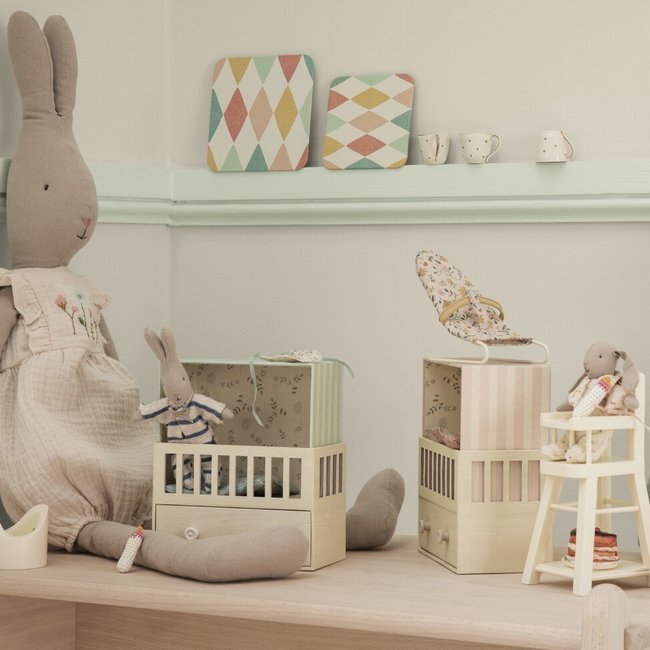 Maileg Mini Chambre Musicale Bebe Lapin Rose
