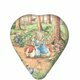 Coeur de Pâques Vintage - Peter Rabbit and Mrs Rabbit