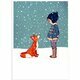 Carte Postale "Winter Fox"