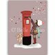 Carte Postale "Christmas Letterbox"