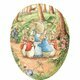 Grand Oeuf de Pâques XL - Peter Rabbit and Mrs Rabbit