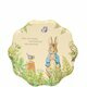 8 Petites Assiettes en carton Pierre Lapin dans le Jardin