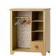 Mini Armoire Penderie Vintage en Bois - Jaune (Large)