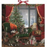 Calendrier de l'Avent Grand Format - Chats à la Fenêtre