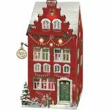 Calendrier de l'Avent Maison de Noël Lumineuse LED en 3D