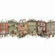 Mini Calendrier de l'Avent - Dépliant de Noël (Maisons)