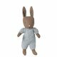 Lapin Marron (taille Micro) - Combinaison Bleue