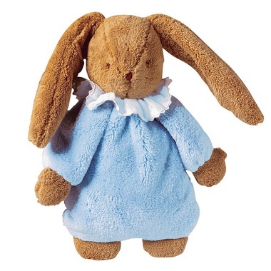 Jouets > Doudous et Peluches > Doudou Musical Lapin Bleu : Rose & Milk