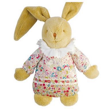 Jouets > Doudous et Peluches > Doudou Musical Lapin Liberty : Rose & Milk