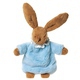 Doudou Lapin Hochet Bleu