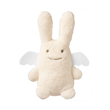 Ange Lapin Hochet Ivoire (12cm)