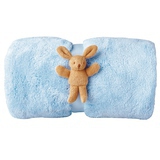 Couverture Peluche Bleue