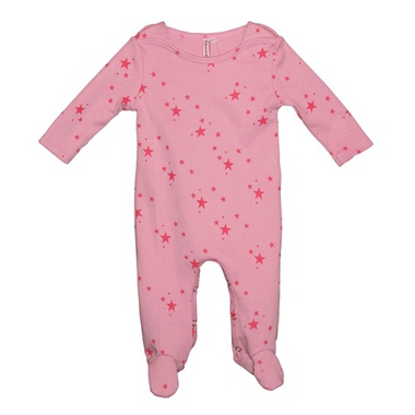 Pyjama Bébé Manches Longues Etoiles - Rose