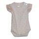 Body Bébé Petites Manches Coeurs - Gris Taupe