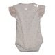 Body Bébé Petites Manches Coeurs - Gris Taupe