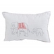 Coussin Eléphant Rouge