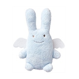 Ange Lapin Hochet Bleu (12cm) 
