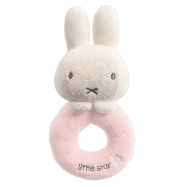 Hochet Miffy Anneau Rose