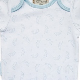 Body Bébé Petites Manches Peter Rabbit Bleu