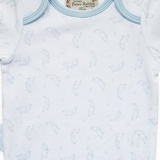 Body Bébé Petites Manches Peter Rabbit Bleu