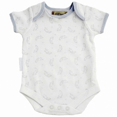 Body Bébé Petites Manches Peter Rabbit Bleu