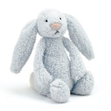 Peluche Petit Lapin Bleu Hochet