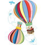 Sticker Mural "Hot Air Balloons" 