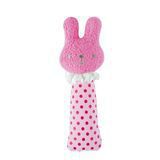 Hochet Pouet Pouet Lapin Rose Fushia