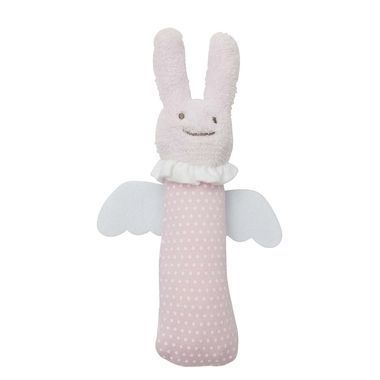 Hochet Pouet Pouet Ange Lapin Rose