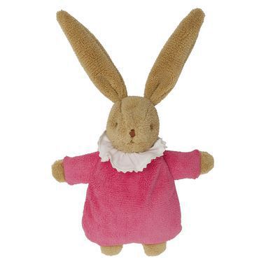 Doudou Lapin Hochet Fushia