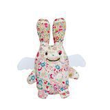 Ange Lapin Hochet Liberty Rouge (12cm) 