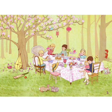 Tableau "Ava's Tea Party" (54x43cm)