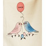 T-shirt Bébé Love Birds Doux Rose