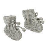 Chaussons Naissance Cachemire Gris