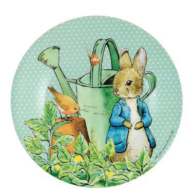 Assiette Peter Rabbit Verte