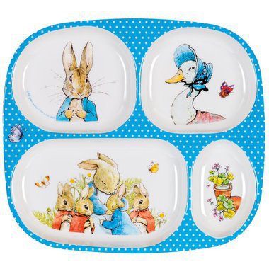 Assiette à Compartiments Bébé Peter Rabbit 