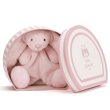 Doudou Lapin Rose dans sa boite