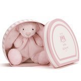 Doudou Lapin Rose dans sa boite