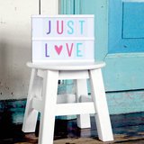 Set de Lettres Pastels pour Lightbox