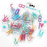 Set de Lettres Pastels pour Lightbox