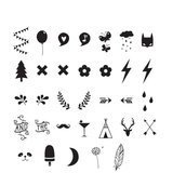 Set de Symboles et Chiffres pour Lightbox